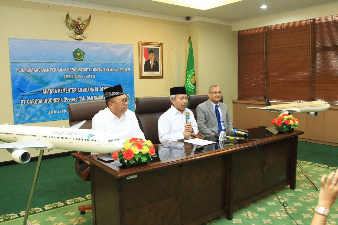 Kloter Pertama Haji Indonesia Terbang ke Madinah 7 Juli 2019